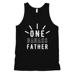 One Dadass Father Mens Brilliant Funny Workout Sleeveless Top Gift