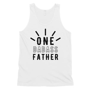 One Dadass Father Mens Brilliant Funny Workout Sleeveless Top Gift