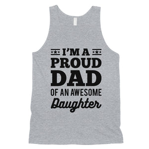 I'm A Proud Dad Mens Confident Hardworking Sleeveless Top Dad Gift