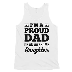 I'm A Proud Dad Mens Confident Hardworking Sleeveless Top Dad Gift