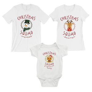 Christmas Squad Family Matching Outfits Winter Holiday Gift Ideas