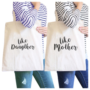 Like Daughter Like Mother Natural Couple Canvas Bag For Mothers Day - 365INLOVE