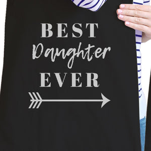Best Daughter & Mother Ever Black Mom Daughter Couples Canvas Bag - 365INLOVE