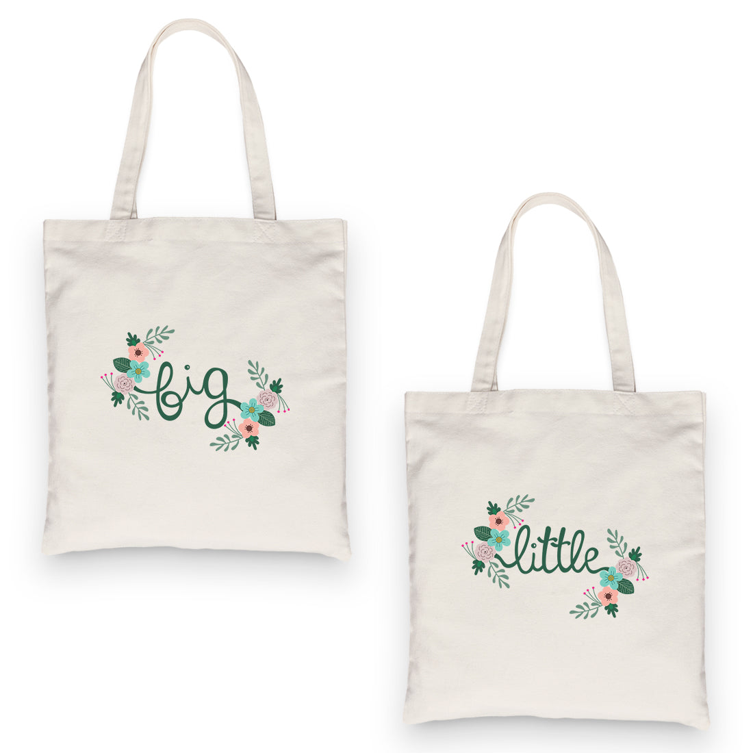 Flower Natural Canvas Tote Bag Lovely Design Gift Ideas For Friends - 365  IN LOVE - Matching Gifts Ideas