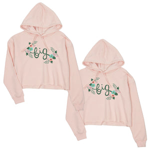 Big Little Floral BFF Matching Sweatshirts Gift Gorgeous Elegant