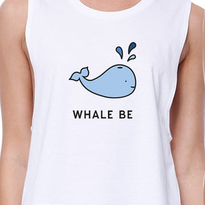 Whale Be Friend Forever BFF Matching Crop Tops Cute Summer Tanks