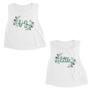 Big Little Floral BFF Matching Crop Top Womens Wonderful Sorority