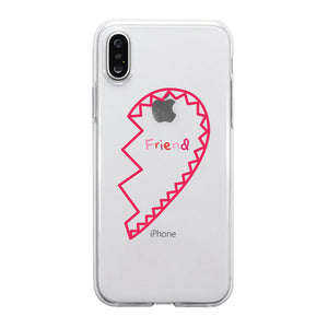 Best Friend Half Heart BFF Matching Phone Covers Creative Girly