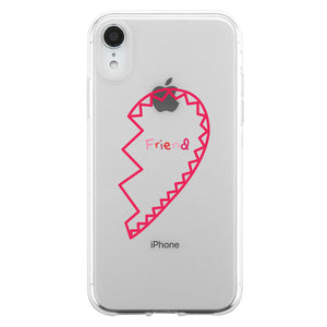 Best Friend Half Heart BFF Matching Phone Covers Creative Girly