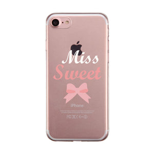 Miss Bow Miss Sunglass BFF Matching Phone Covers Simple Perfect