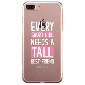 Short And Tall BFF Matching Phone Covers Supportive Awesome Gift