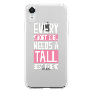 Short And Tall BFF Matching Phone Covers Supportive Awesome Gift