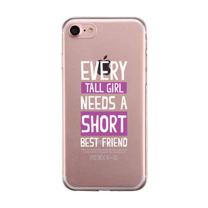 Short And Tall BFF Matching Phone Covers Supportive Awesome Gift