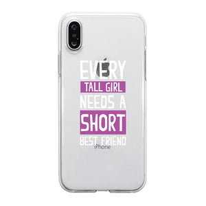 Short And Tall BFF Matching Phone Covers Supportive Awesome Gift