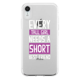 Short And Tall BFF Matching Phone Covers Supportive Awesome Gift