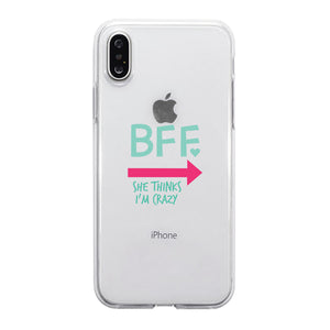 BFF Mint Pink Arrow BFF Matching Phone Covers Cool Friendship Gift