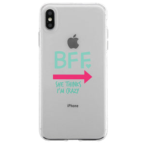 BFF Mint Pink Arrow BFF Matching Phone Covers Cool Friendship Gift