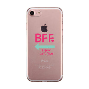 BFF Mint Pink Arrow BFF Matching Phone Covers Cool Friendship Gift