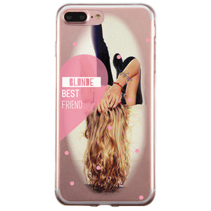 Every Brunette Blonde BFF Matching Phone Covers Pretty Perfect Chic