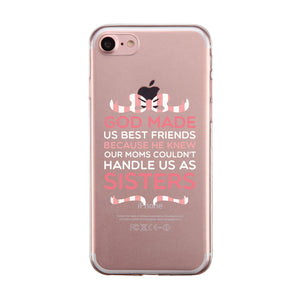 God Made Us BFF Matching Phone Covers Thoughtful Sister/Friend Gift