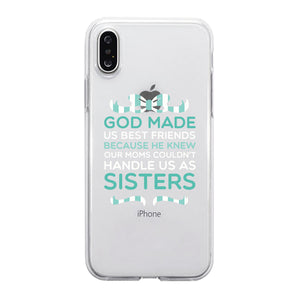 God Made Us BFF Matching Phone Covers Thoughtful Sister/Friend Gift