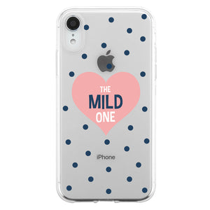 Mild Polka Dots Wilde Leopard BFF Matching Phone Covers Perfect