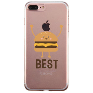 Hamburger Fries BFF Matching Phone Covers Whimsical Fun Food Gift