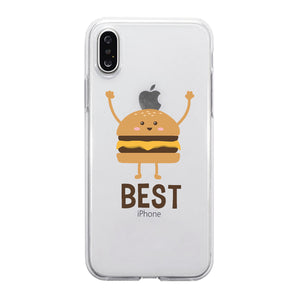 Hamburger Fries BFF Matching Phone Covers Whimsical Fun Food Gift