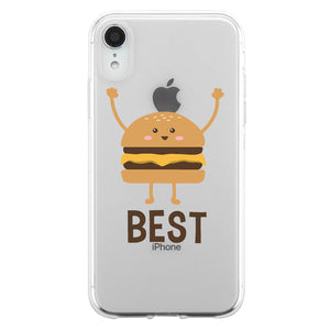 Hamburger Fries BFF Matching Phone Covers Whimsical Fun Food Gift