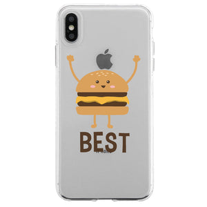 Hamburger Fries BFF Matching Phone Covers Whimsical Fun Food Gift