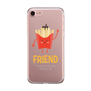 Hamburger Fries BFF Matching Phone Covers Whimsical Fun Food Gift