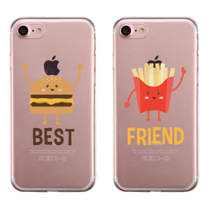 Hamburger Fries BFF Matching Phone Covers Whimsical Fun Food Gift