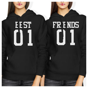 Best 01 Friend 01 BFF Hoodies Cute Best Friends Hooded Sweatshirts - 365INLOVE