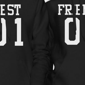 Best 01 Friend 01 BFF Hoodies Cute Best Friends Hooded Sweatshirts - 365INLOVE