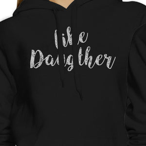 Like Daughter Like Mother Black Cute Mom Daughter Matching Hoodies - 365INLOVE