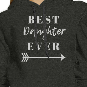 Best Daughter Mother Ever Dark Gray Cute Hoodie Funny Mothers Gifts - 365INLOVE