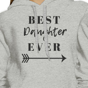 Best Daughter Mother Ever Grey Couple Hoodie Funny Gifts For Moms - 365INLOVE