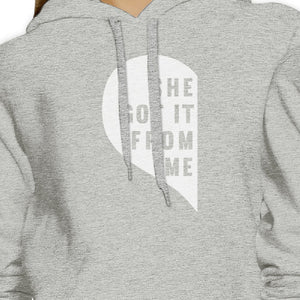 She Got It From Me Grey Cute Matching Hoodies Gift Ideas For Moms - 365INLOVE