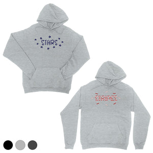 Stars And Stripes BFF Pullover Hoodies Matching Gift Meaningful