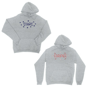 Stars And Stripes BFF Pullover Hoodies Matching Gift For Winter
