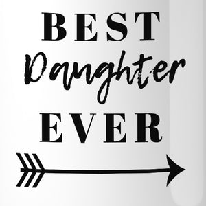 Best Daughter & Mother Ever White Cute Mug Mom Gifts From Daughter - 365INLOVE