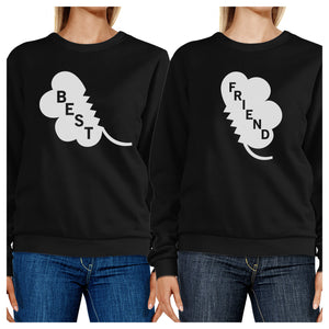 Best Friend Clover Cute BFF Matching Sweatshirt For St Patricks Day - 365INLOVE