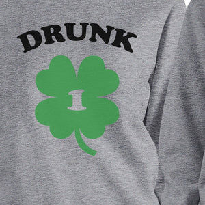 Drunk1 Drunk2 Funny Graphic Matching Sweatshirts For Best Friends - 365INLOVE