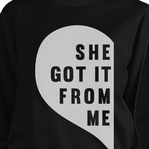 She Got It From Me Black Funny Mothers Day Gifts Unique Moms Gifts - 365INLOVE