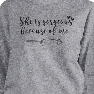 She Is Gorgeous Grey Funny Graphic Sweatshirts Mothers Day Gifts - 365INLOVE