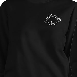 Dinosaurs BFF Matching Black Sweatshirts