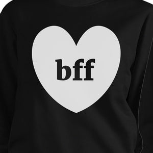 Bff Hearts BFF Matching Black Sweatshirts