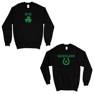 Shenanigans BFF Matching Sweatshirts Funny St Patrick's Day Gift