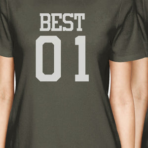 Best01 Friends04 BFF Matching Shirts Womens Best01 Friends04 Gifts