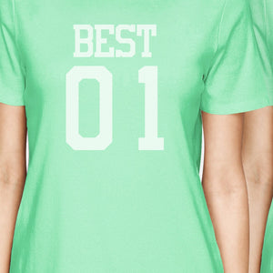 Best01 Friends09 BFF Matching Shirts Womens Best01 Friends09 Gifts